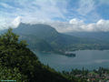 Seeenge in der Mitte des Lac de Annecy