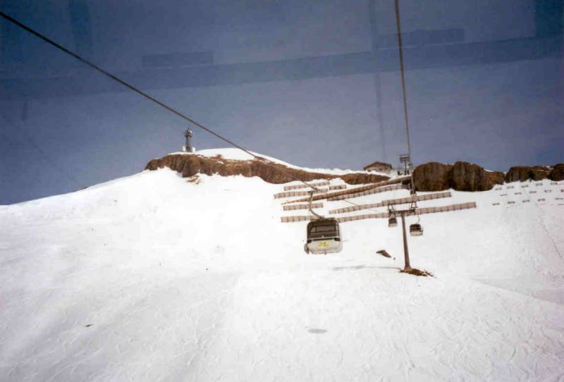 Blick auf die Bergstation